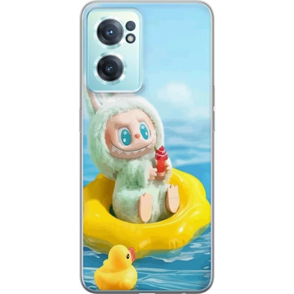 OnePlus Nord CE 2 5G Läpinäkyvä kuori Labubu Stripe Attack