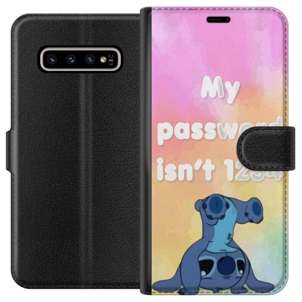 Kompatibelt Lommeboketui til Samsung Galaxy S10+ Stygg
