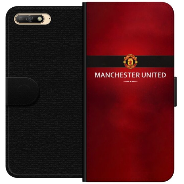 Huawei Y6 (2018) Lompakkokotelo Manchester United