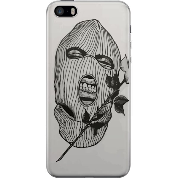 Apple iPhone SE (2016) Läpinäkyvä kuori Hiihtomaski Ros Katutyö Muotoilu Graafinen Kuvio Jännitys Kaupunkityyli Katutaidetta Naamiaiset Symboli
