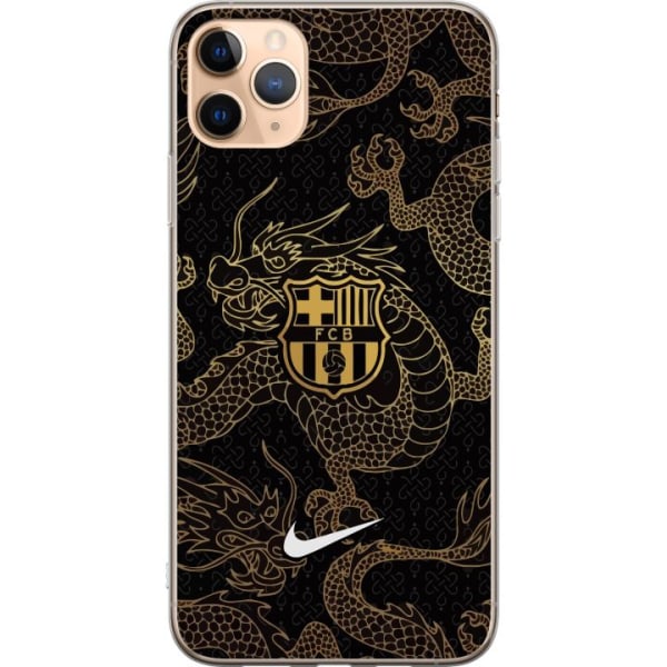 Apple iPhone 11 Pro Max Läpinäkyvä kuori FC Barcelona