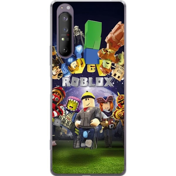 Sony Xperia 1 II Läpinäkyvä kuori Roblox Maailma - Pelaamisseikkailu Lapsille ja Nuorille