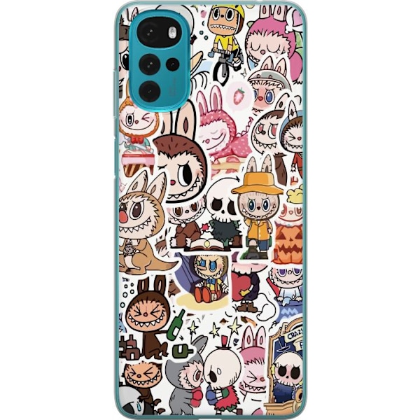Motorola Moto G22 Läpinäkyvä kuori Labubu All-Stars – POP