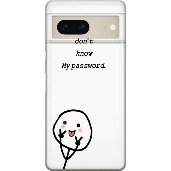 Google Pixel 7 Läpinäkyvä kuori Et Tunne Salasanaani