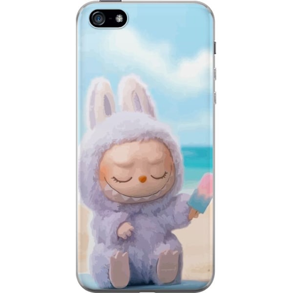 Apple iPhone 5 Gennemsigtig cover Labubu Lyserød Stemning