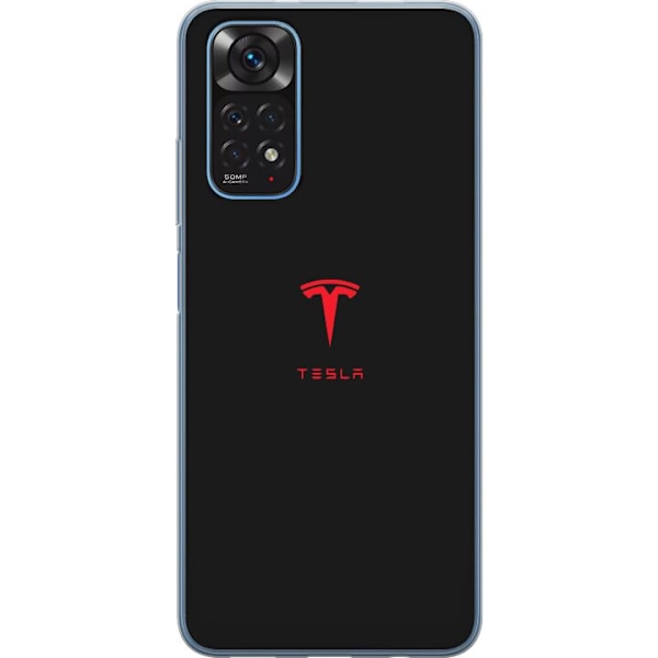 Xiaomi Redmi Note 11S Genomskinligt Skal Tesla