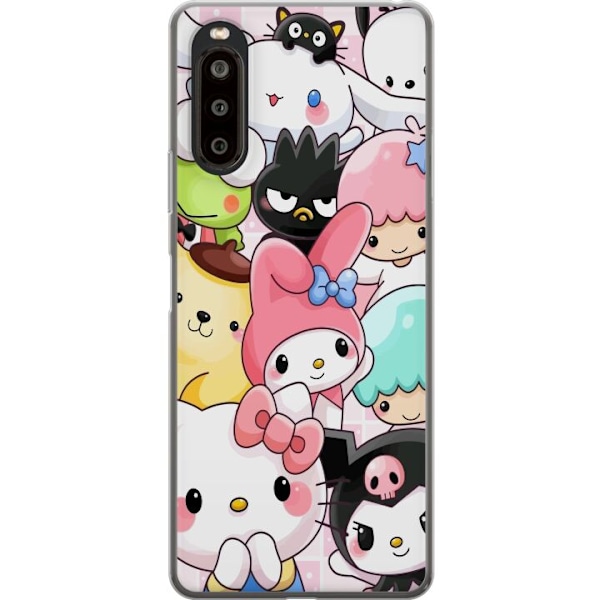 Sony Xperia 10 II Gennemsigtig cover Kawaii Sanrio Crew