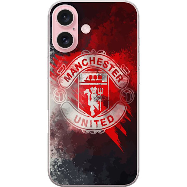 Apple iPhone 16 Gjennomsiktig deksel Manchester United