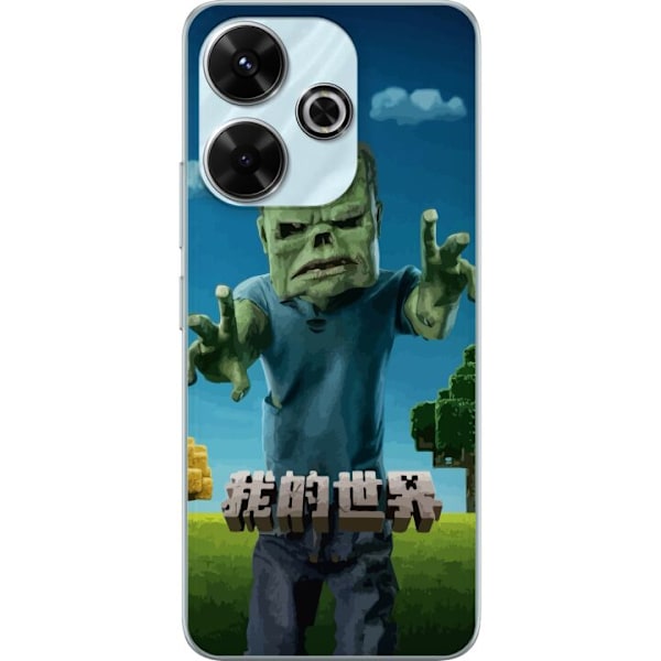 Xiaomi Redmi 13 Genomskinligt Skal A Minecraft Movie