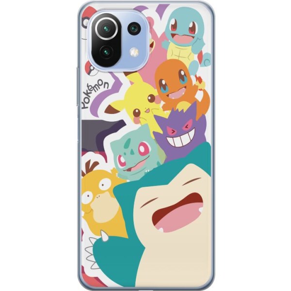 Xiaomi Mi 11 Lite Genomskinligt Skal Pokemon