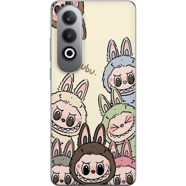 OnePlus Nord CE4 Läpinäkyvä kuori Labubu Pastel Collection