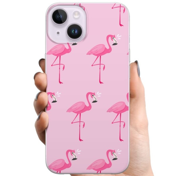 Apple iPhone 15 TPU Matkapuhelimen kuori Flamingo