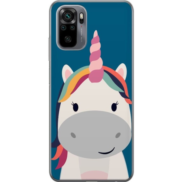 Xiaomi Redmi Note 10S Genomskinligt Skal Enhörning / Unicorn