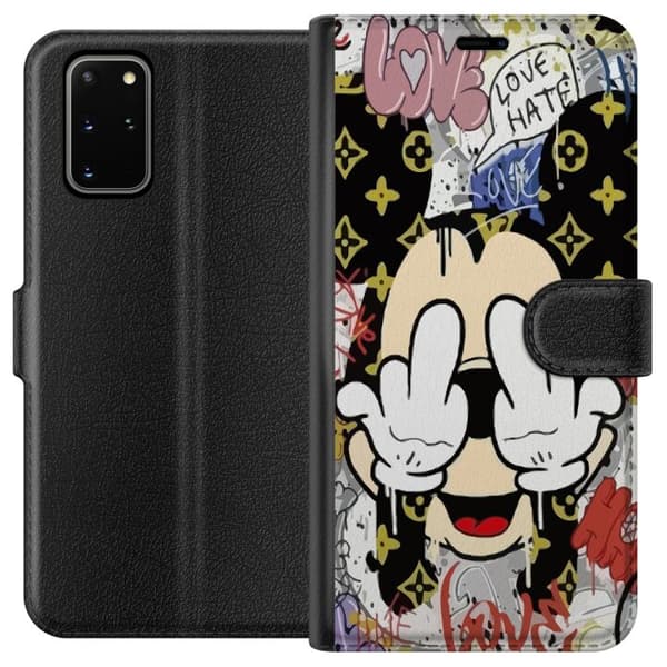 Kompatibel Tegnebogsetui til Samsung Galaxy S20+ Mickey Mouse