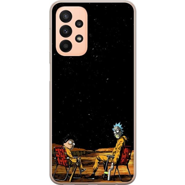 Kompatibelt Mobildeksel til Samsung Galaxy A23 Rick og Morty