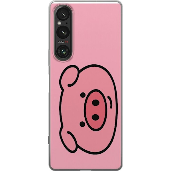 Sony Xperia 1 V Genomskinligt Skal Kawaii Piggy