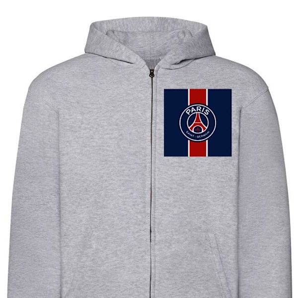 Zip-Hoodie | Huvtröja med Dragkedja för Vuxna Paris Saint-Ge