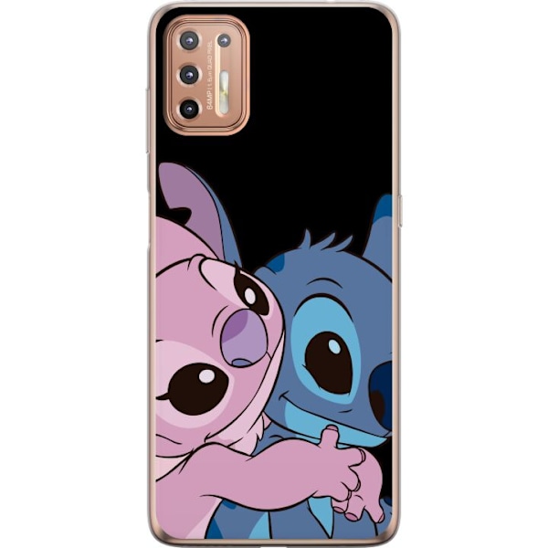 Motorola Moto G9 Plus Gjennomsiktig deksel Lilo & Stitch