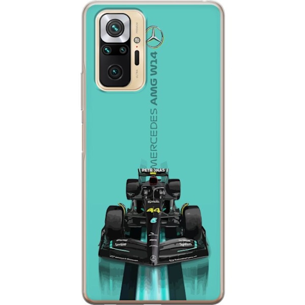 Xiaomi Redmi Note 10 Pro Gjennomsiktig deksel Mercedes F1