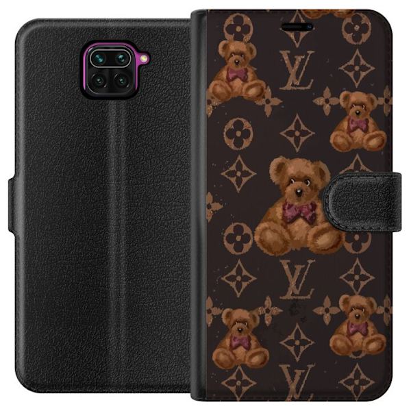 Xiaomi Redmi Note 9 Tegnebogsetui Louis Vuitton Teddybjørn Mønster Luksus Mode Design Populært Motiv Mode Trend Luksuriøse Accessories