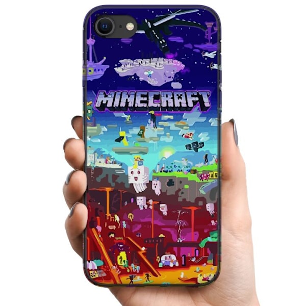 Kompatibelt Mobildeksel til Apple iPhone 7 MineCraft