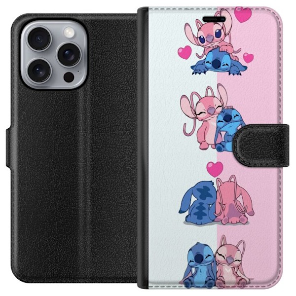 Apple iPhone 16 Pro Max Lompakkokotelo Lilo & Stitch