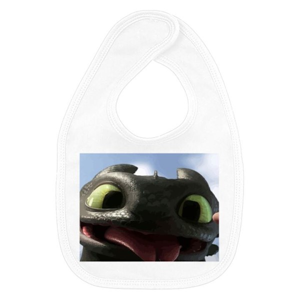 Bebis Haklapp How to Train Your Dragon (Draktränaren) Vit one size