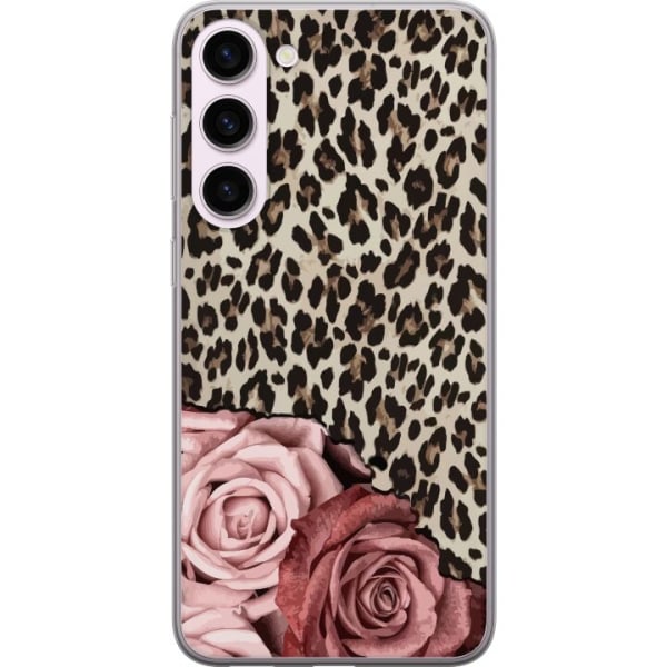 Samsung Galaxy S23+ Gjennomsiktig deksel Leopards Rose