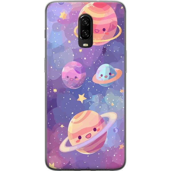 OnePlus 6T Läpinäkyvä kuori Avaruus Makea