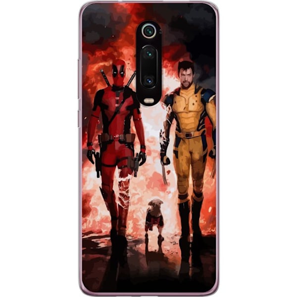 Xiaomi Mi 9T Pro  Gennemsigtig cover Wolverine Deadpool