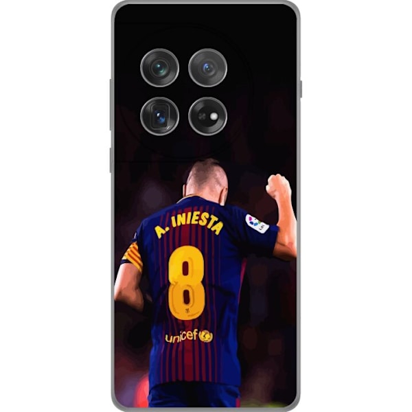 OnePlus 12 Genomskinligt Skal Andrés Iniesta (FC Barcelona)