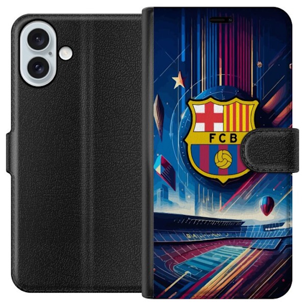 Apple iPhone 16 Plus Lommeboketui FC Barcelona