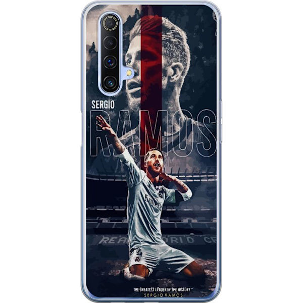 Realme X50 5G Gennemsigtig cover Ramos Fodboldlegende Motiv Spiller Real Madrid Spanien Tilbage Ikonisk Navn Fodboldstjerne Sport