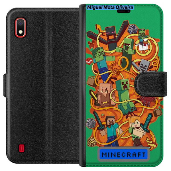 Samsung Galaxy A10 Lompakkokotelo Minecraft