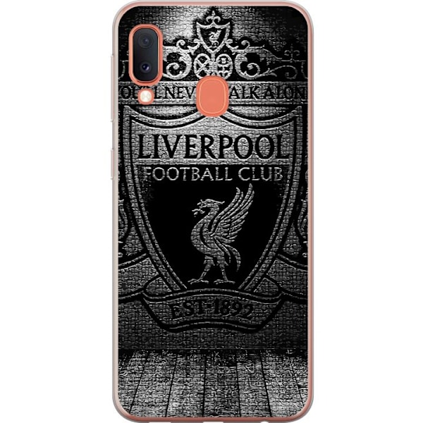 Samsung Galaxy A20e Läpinäkyvä kuori Liverpool FC