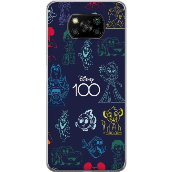 Xiaomi Poco X3 NFC Gennemsigtig cover Disney 100
