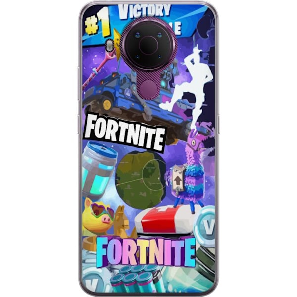 Nokia 5.4 Gennemsigtig cover Fortnite