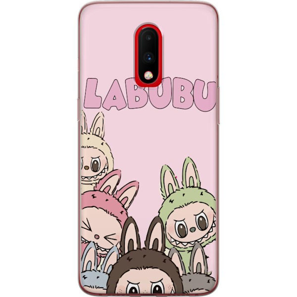 OnePlus 7 Gennemsigtig cover Labubu Pop Mart Karakterer Figurer Samlerobjekt Populær Figursærie Design Pop Mart Leksakskunst Motiv