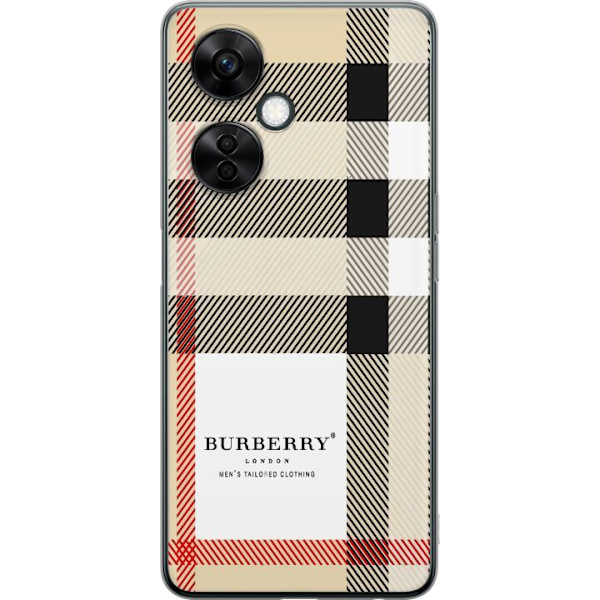 OnePlus Nord CE 3 Lite Gjennomsiktig deksel Burberry