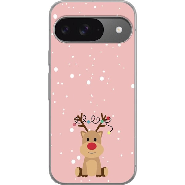 Google Pixel 9 Pro Läpinäkyvä kuori Peura Rudolf