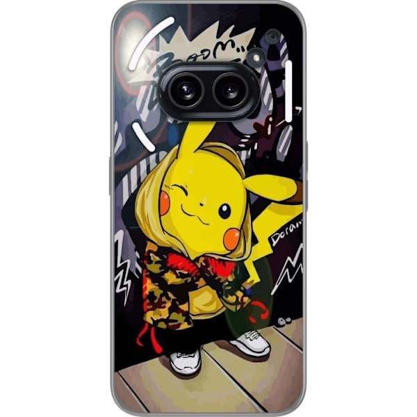 Nothing Phone (2a) Läpinäkyvä kuori Pikachu