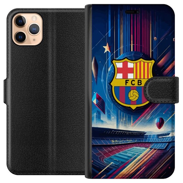 Apple iPhone 11 Pro Max Lompakkokotelo FC Barcelona