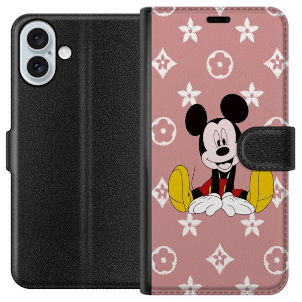 Apple iPhone 16 Plus Lompakkokotelo Mickey Mouse