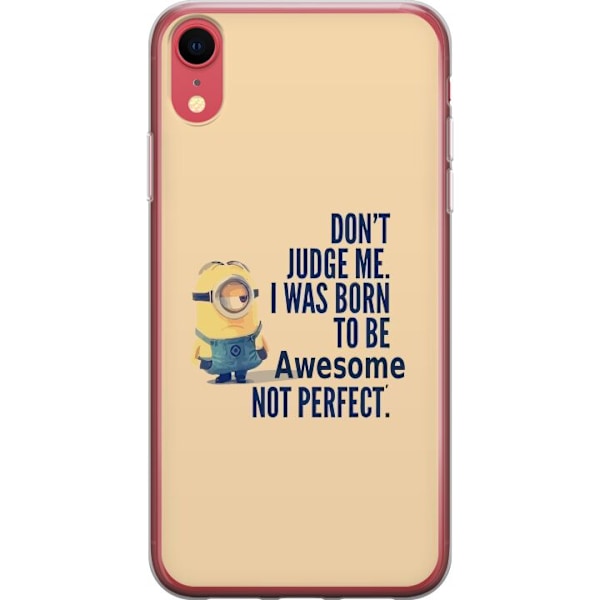 Apple iPhone XR Läpinäkyvä kuori Minions