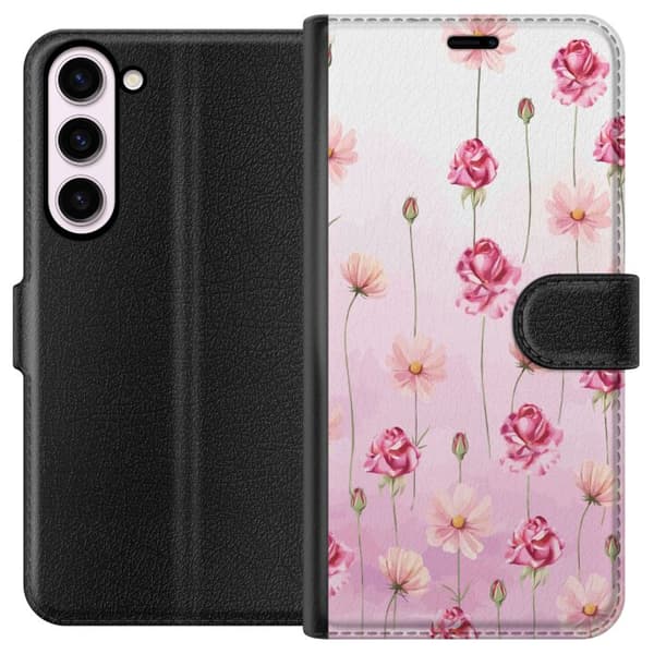 Kompatibelt Plånboksfodral till Samsung Galaxy S23+ Rose Petal Whisper