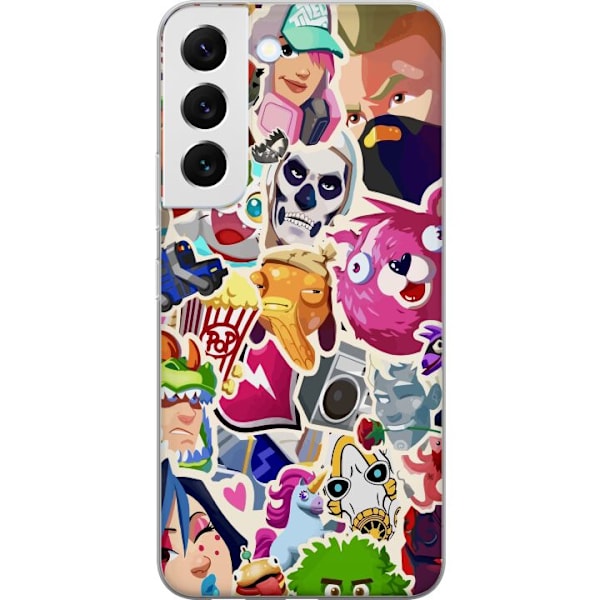 Samsung Galaxy S22+ 5G Gennemsigtig cover Fortnite