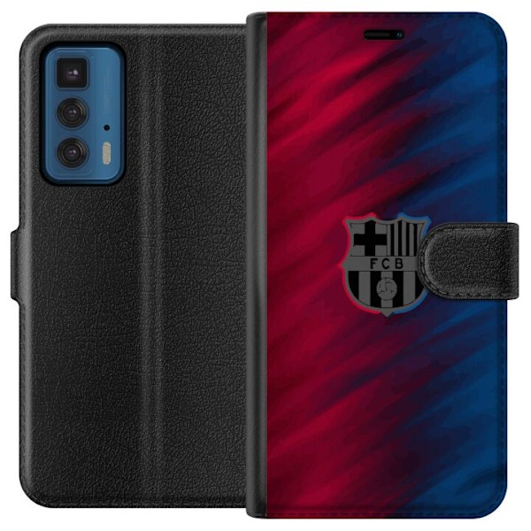 Motorola Edge 20 Pro Plånboksfodral FC Barcelona