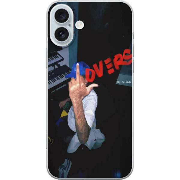 Apple iPhone 16 Plus Gjennomsiktig deksel Kjærlighet Mystikk Design Romantisk Motiv Populært Grafisk Mønster Mote Stil