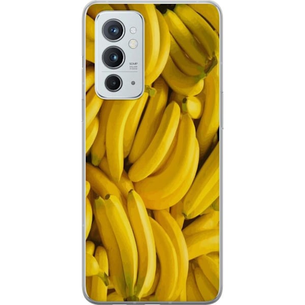 OnePlus 9RT 5G Genomskinligt Skal Banana Pattern – lekfullt