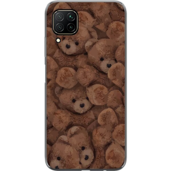 Huawei P40 lite Läpinäkyvä kuori Teddy